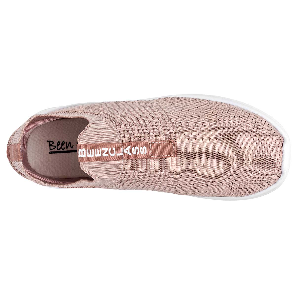 Tenis sin cordones Exterior Textil Color Rosa Para Mujer De Been Class