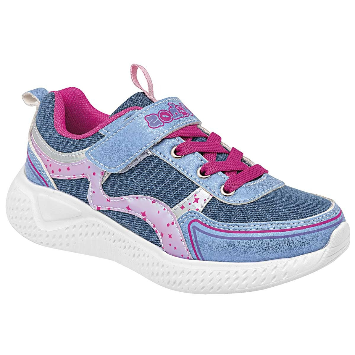 Tenis deportivos Exterior Textil Color Mezclilla Para Niña De Celex