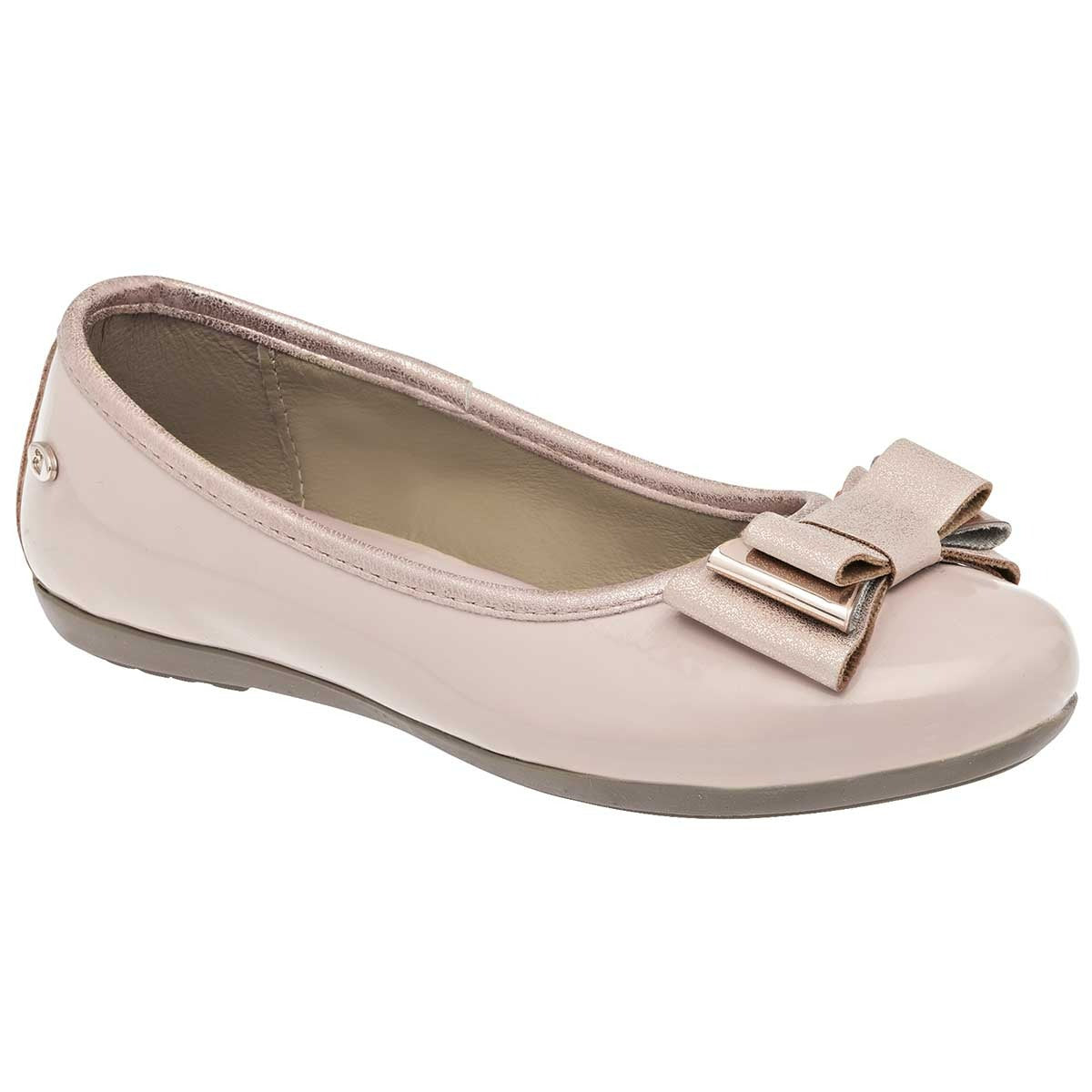 Flats Exterior Sintético Color Beige Para Niña De Coqueta