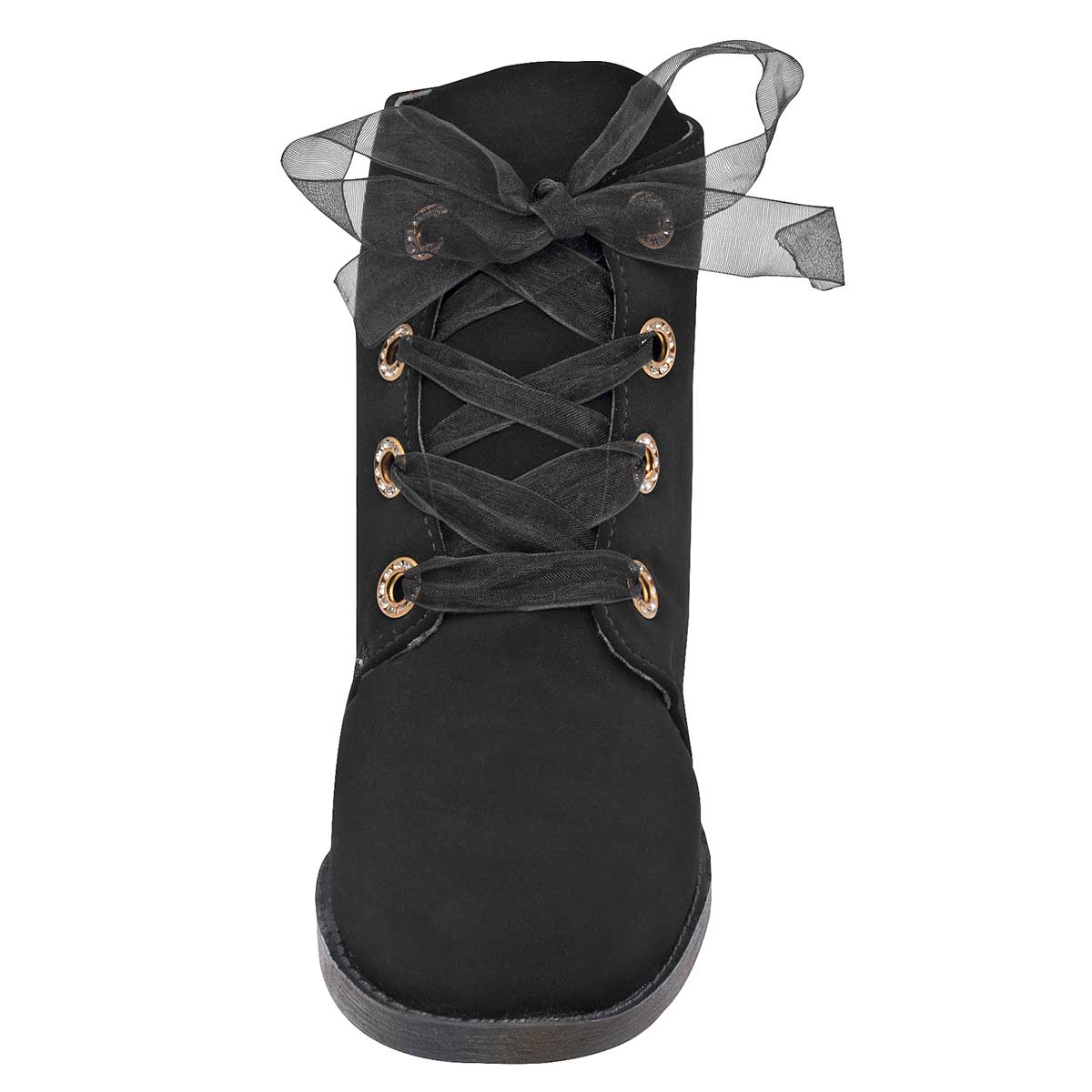 Botas tipo western Exterior Textil Color Negro Para Mujer De RBCOLLECTION