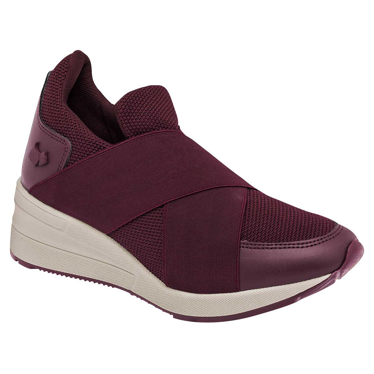 Tipo deportivo Exterior Sintético Color Vino Para Mujer De Ferrioni