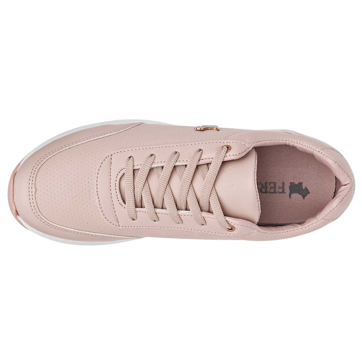 Tenis tipo deportivo Exterior Sintético Color Rosa Para Mujer De Ferrioni