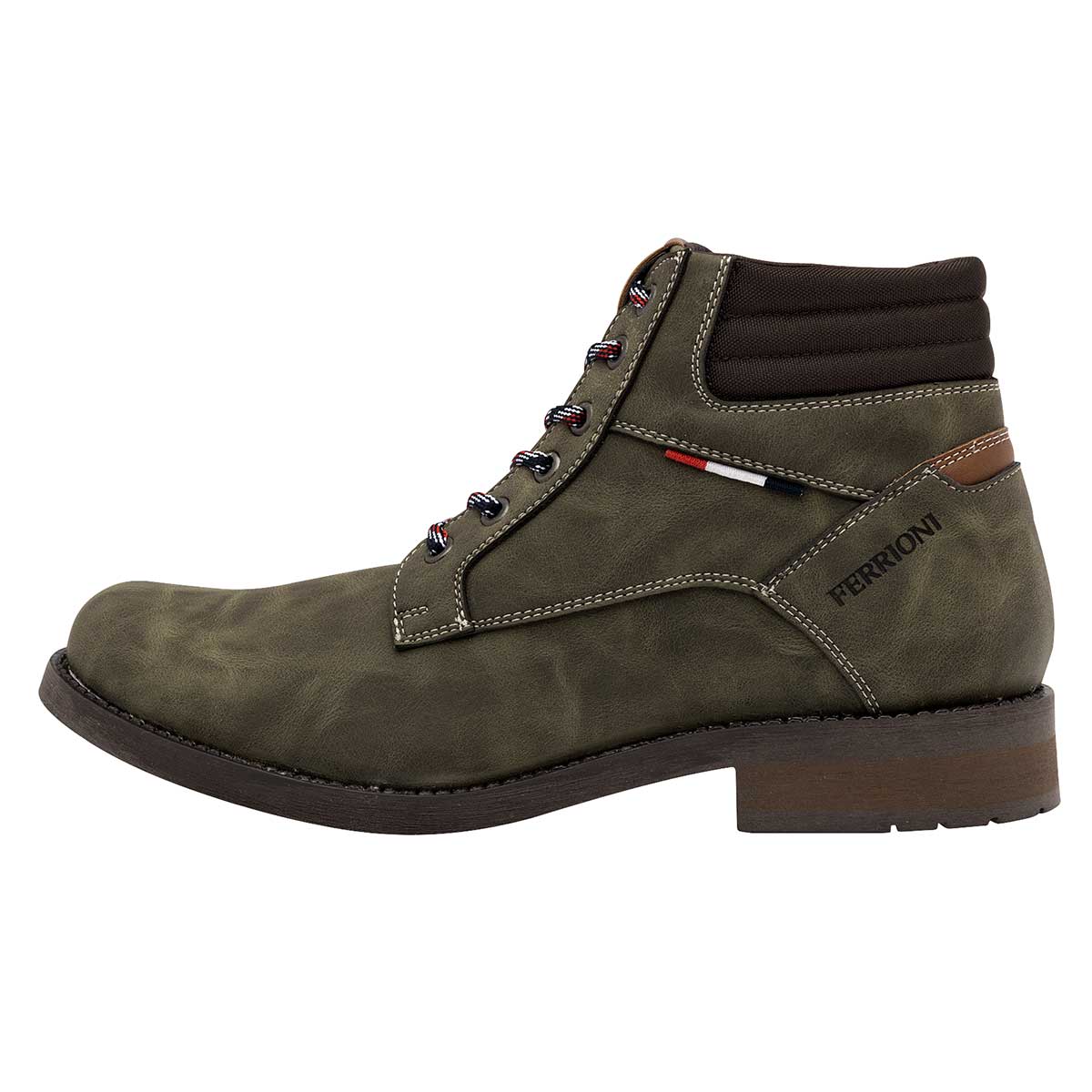 Botas casuales Exterior Sintético Color Olivo Para Hombre De Ferrioni