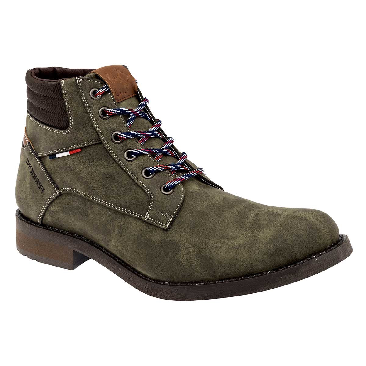 Botas casuales Exterior Sintético Color Olivo Para Hombre De Ferrioni