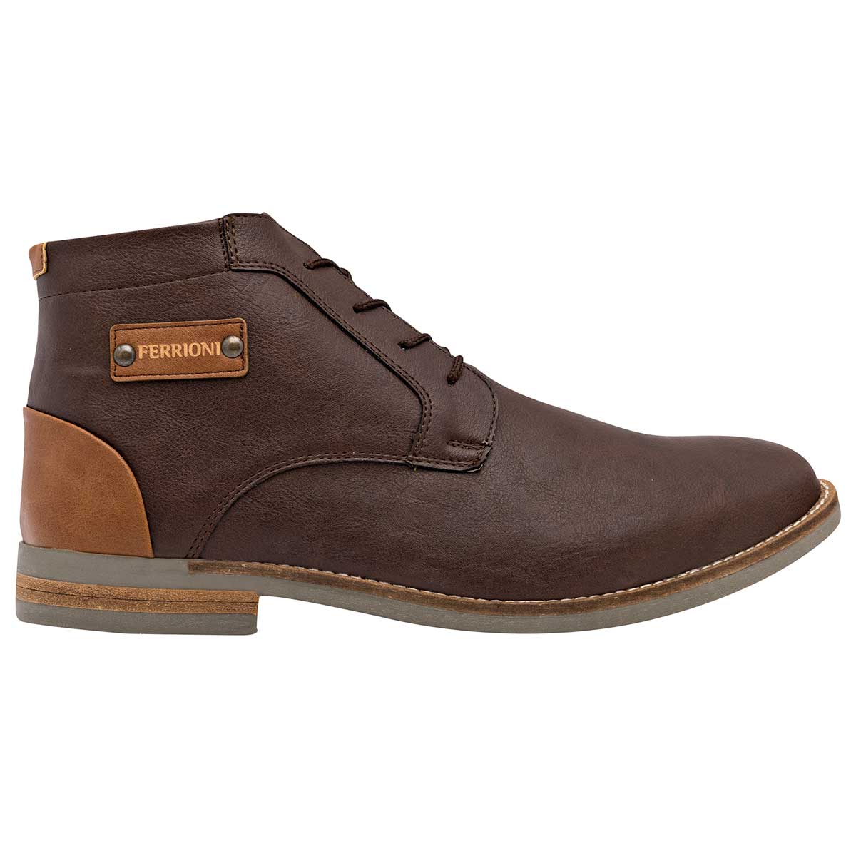 Botas casuales Exterior Sintético Color Café Camel Para Hombre De Ferrioni