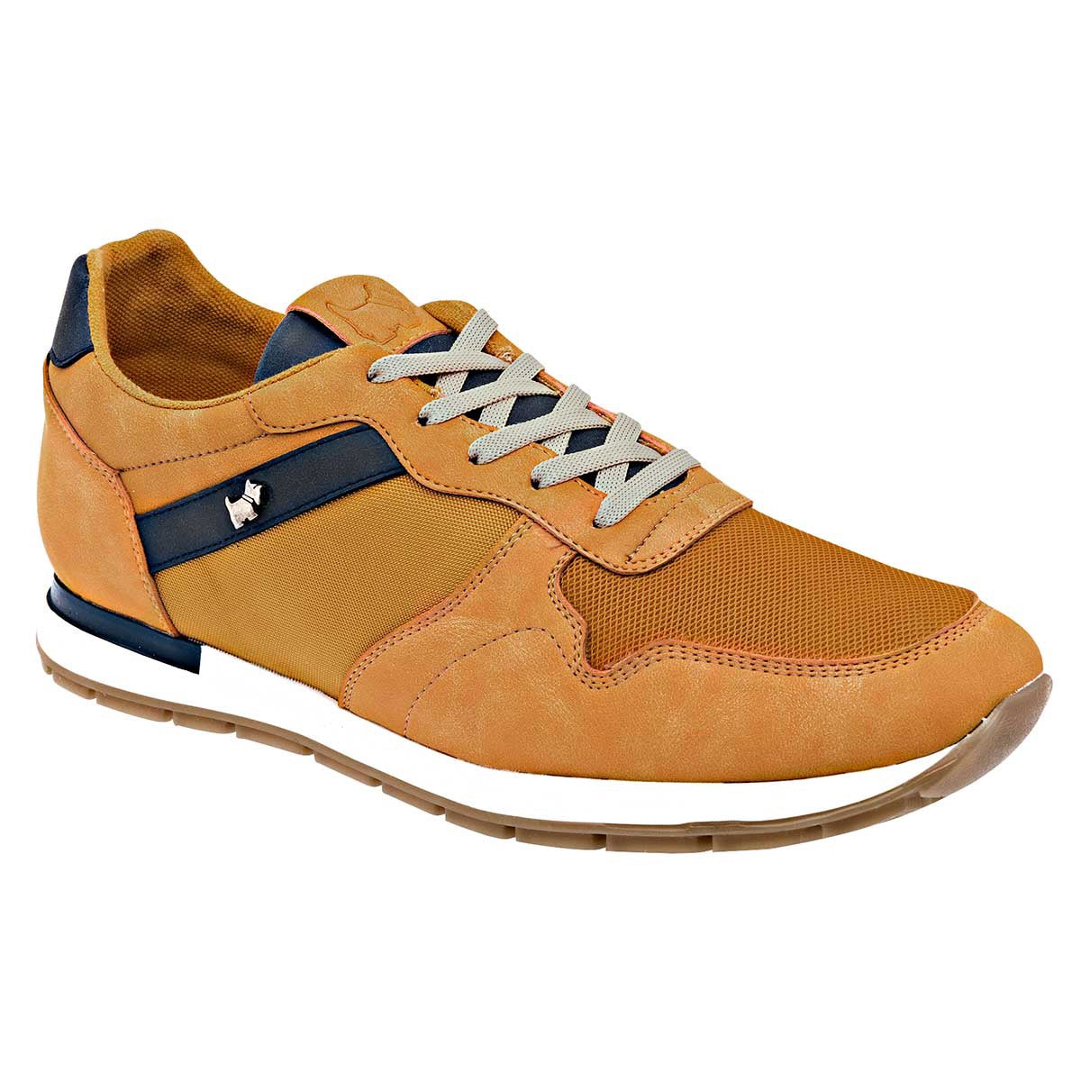 Con cordones Exterior Sintético Color Amarillo Para Hombre De Ferrioni