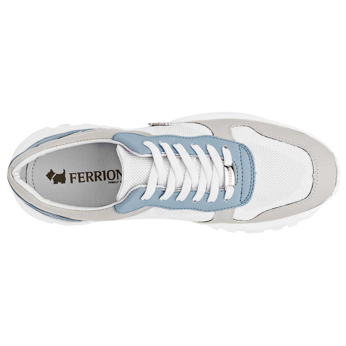 Tenis tipo deportivo Exterior Sintético Color Blanco Para Mujer De Ferrioni