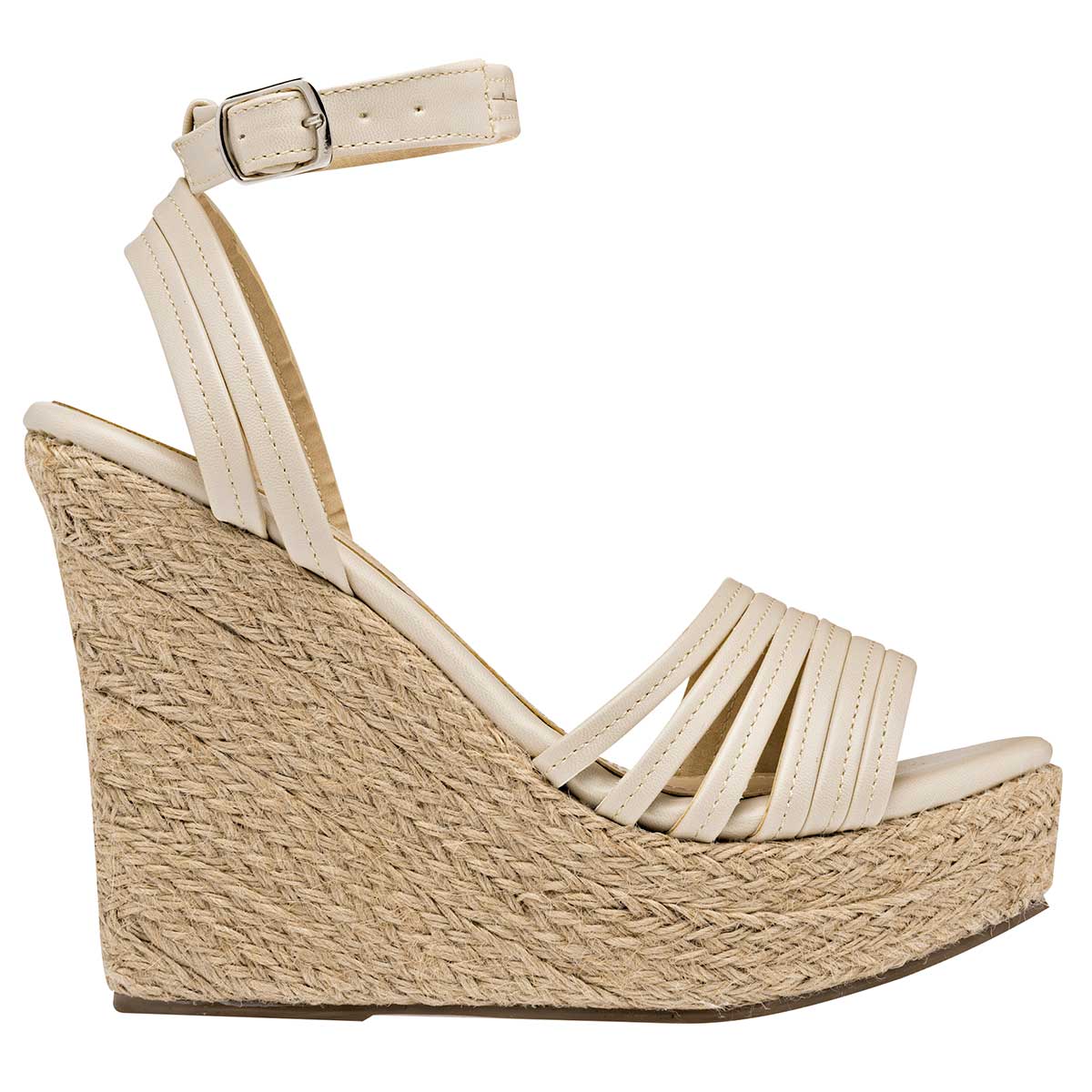 Sandalias con plataforma Exterior Sintético Color Beige  Para Mujer De First Avenue