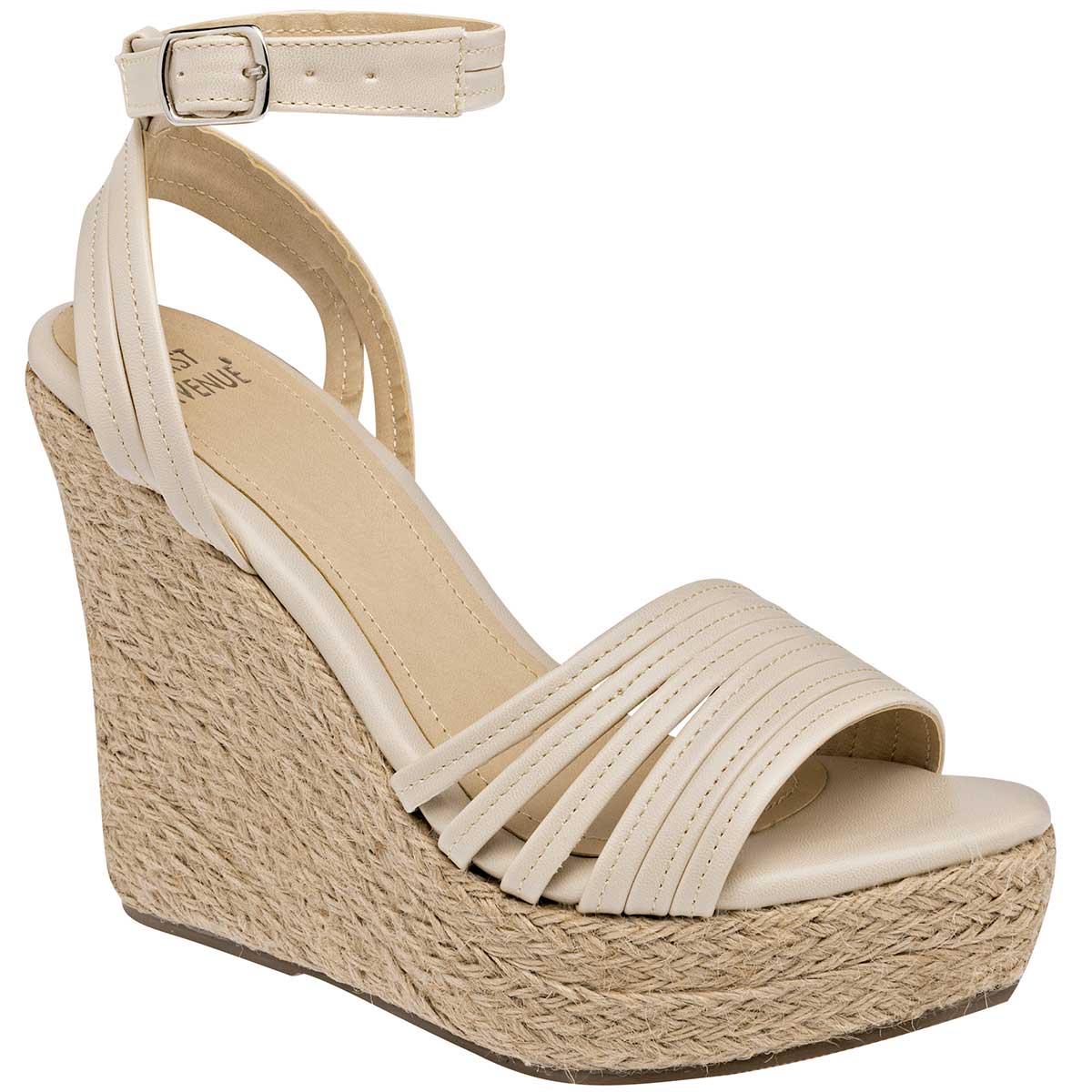 Sandalias con plataforma Exterior Sintético Color Beige  Para Mujer De First Avenue