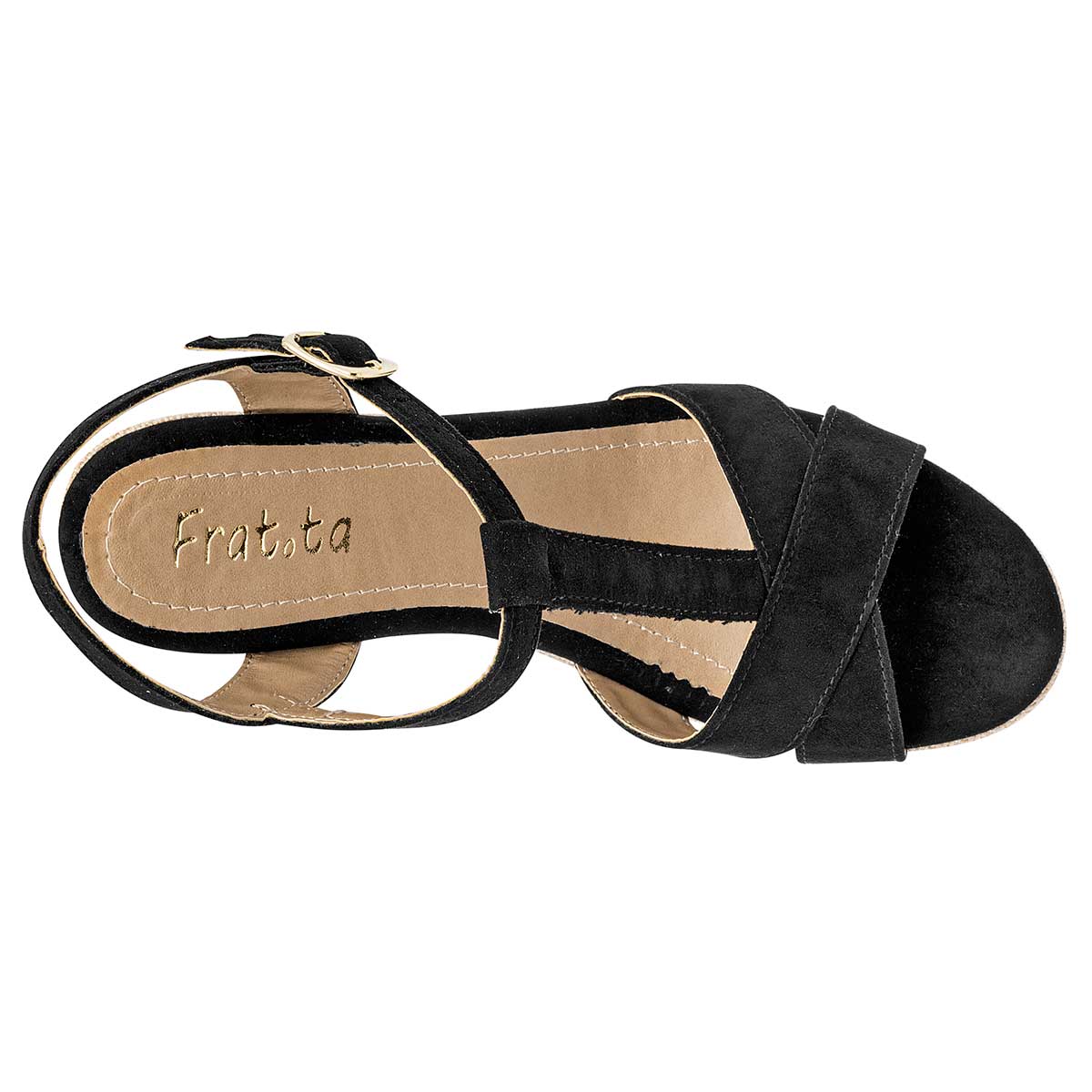 Sandalias con plataforma Exterior Sintético Color Negro Para Mujer De RBCOLLECTION