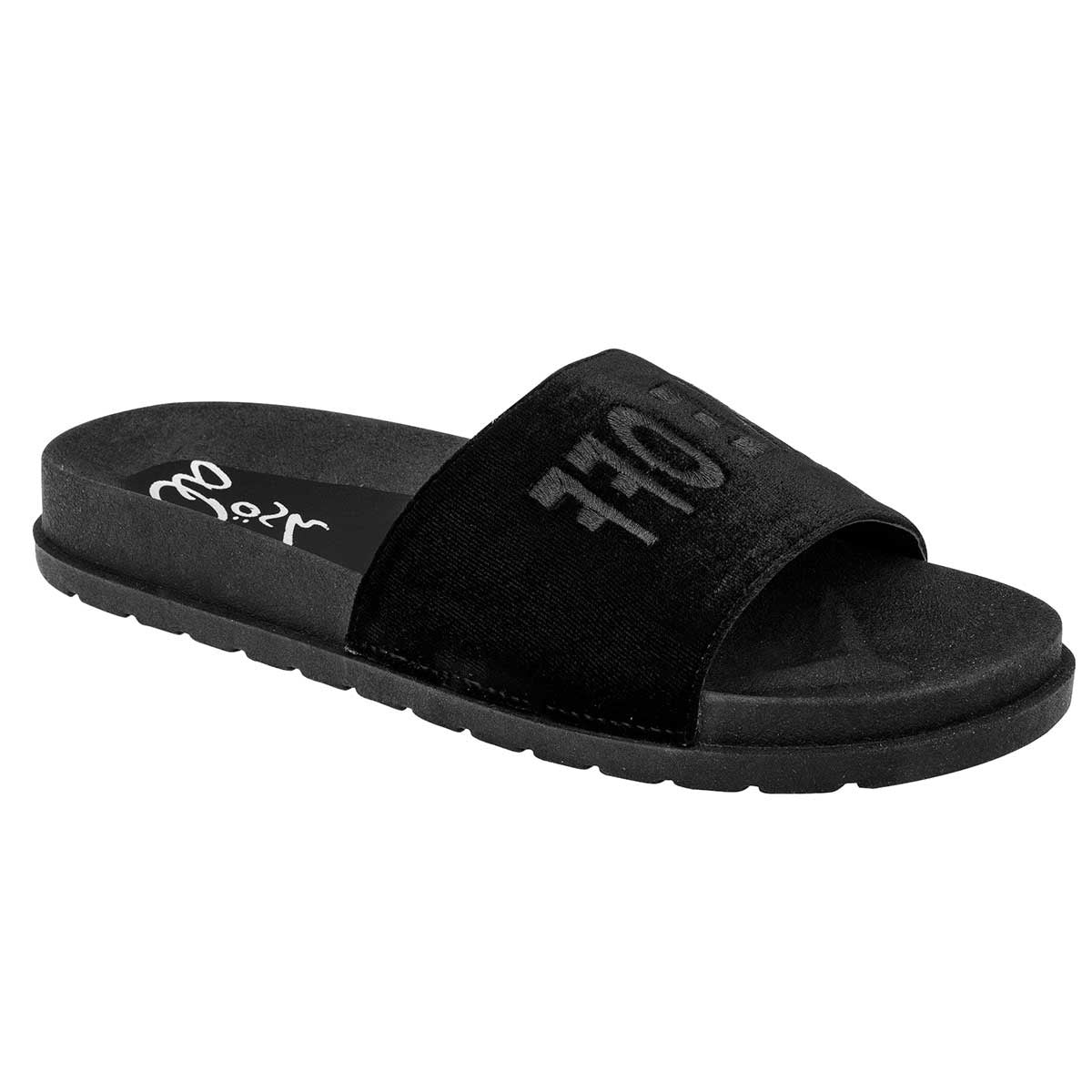 Sandalias de piso Exterior Textil Color Negro Para Mujer De Gösh