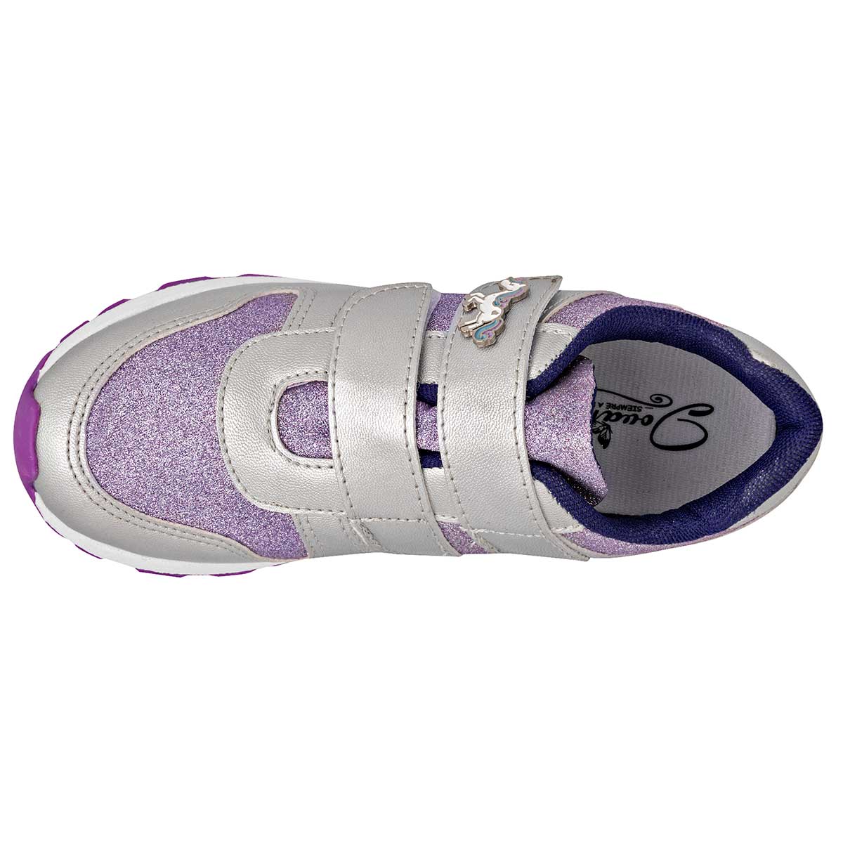 Tenis deportivos Exterior Sintético Color Plata Para Niña De RBCOLLECTION
