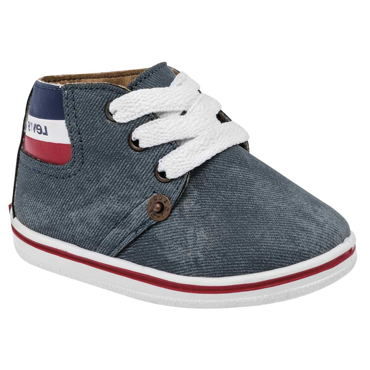 Zapatos para recién nacido Exterior Sintético Color Marino Para Niño De Levi's