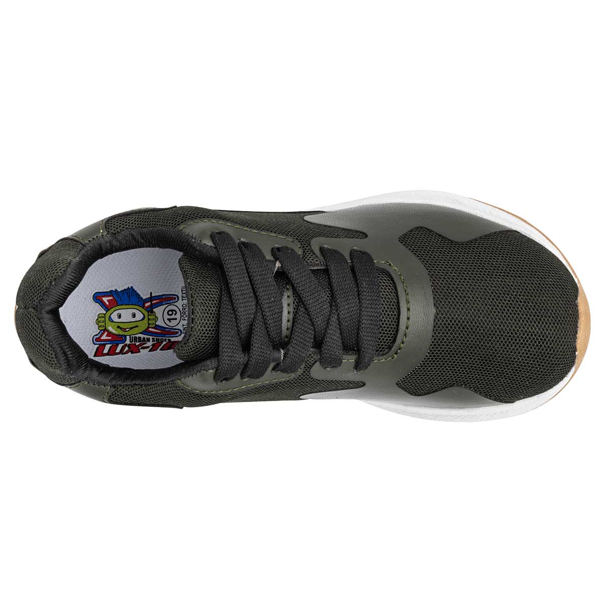 Tenis Exterior Sintético Color Olivo Para Niño De RBCOLLECTION