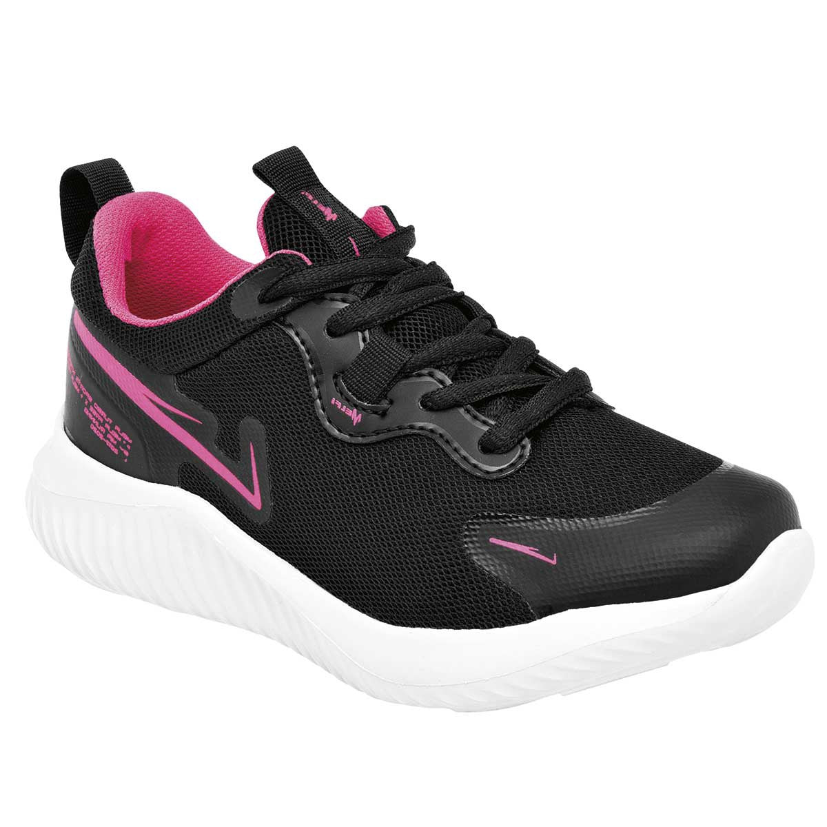 Con cordones Exterior Textil Color Negro Con Fiusha Para Mujer De RBCOLLECTION