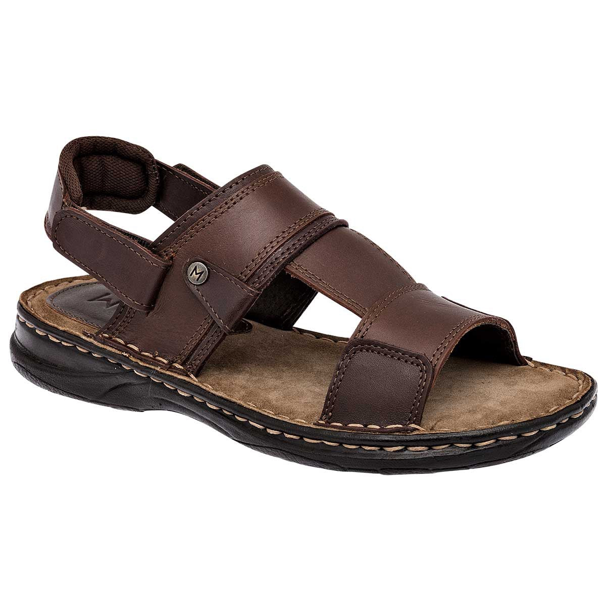 Sandalias Exterior Piel Color Café Para Hombre De RBCOLLECTION