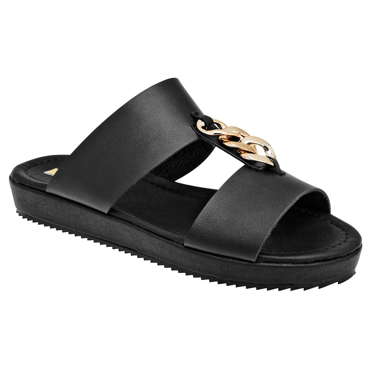 Sandalias de piso Exterior Sintético Color Negro Para Mujer De Moramora