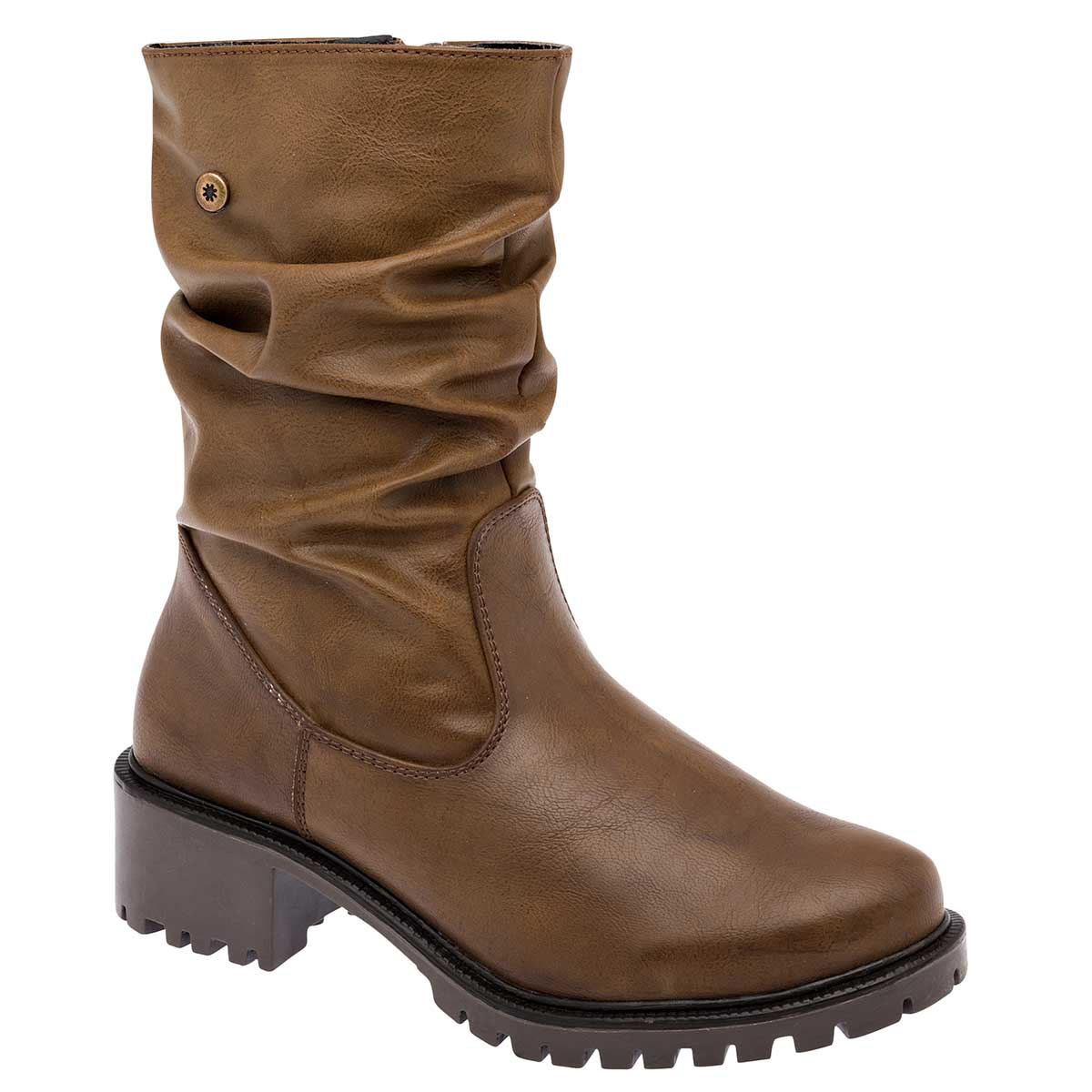 Bota casual Exterior Sintético Color Café Para Mujer De Moramora