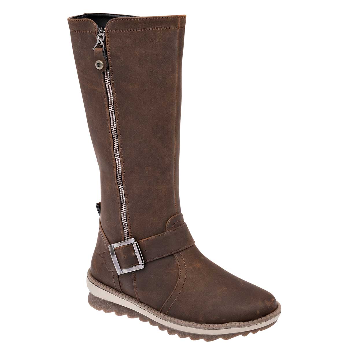 Botas altas Exterior Sintético Color Café Para Mujer De Moramora