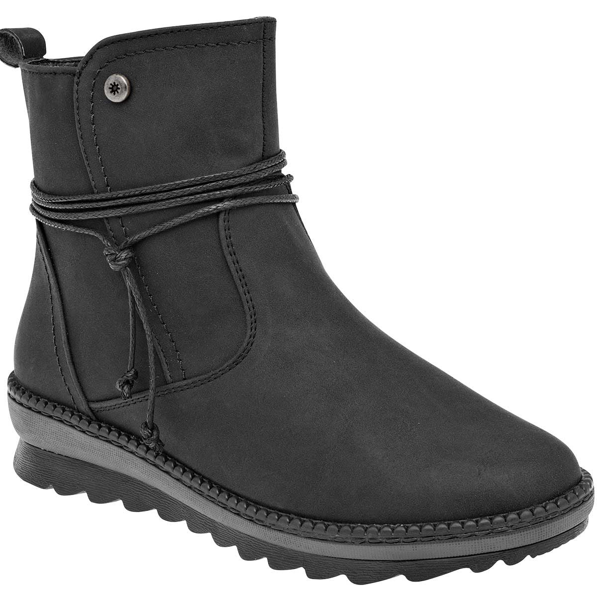 Bota casual Exterior Sintético Color Negro Para Mujer De Moramora