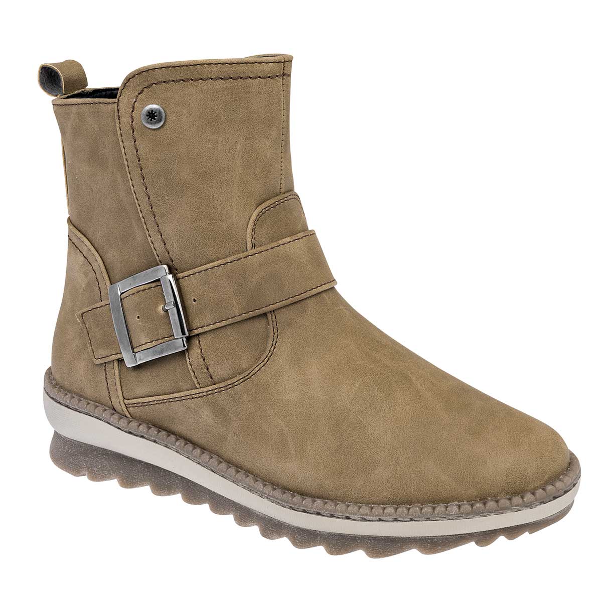 Bota casual Exterior Sintético Color Camel Para Mujer De Moramora