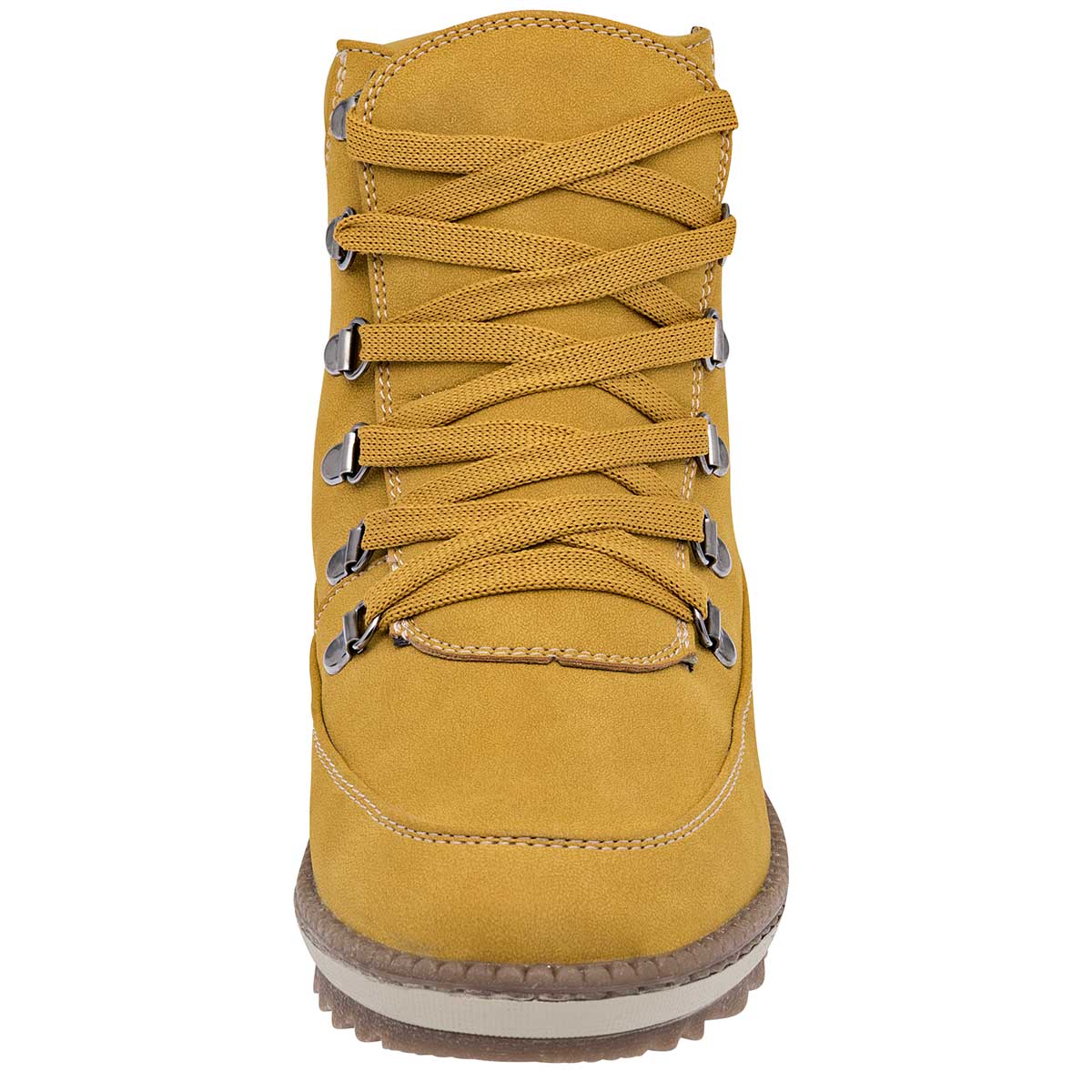 Bota casual Exterior Sintético Color Amarillo Para Mujer De Moramora