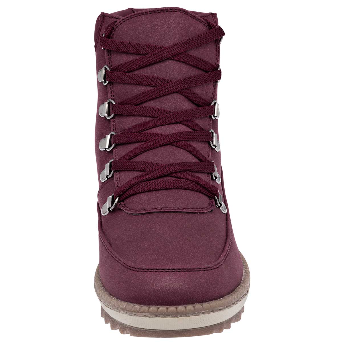 Bota casual Exterior Sintético Color Vino Para Mujer De Moramora