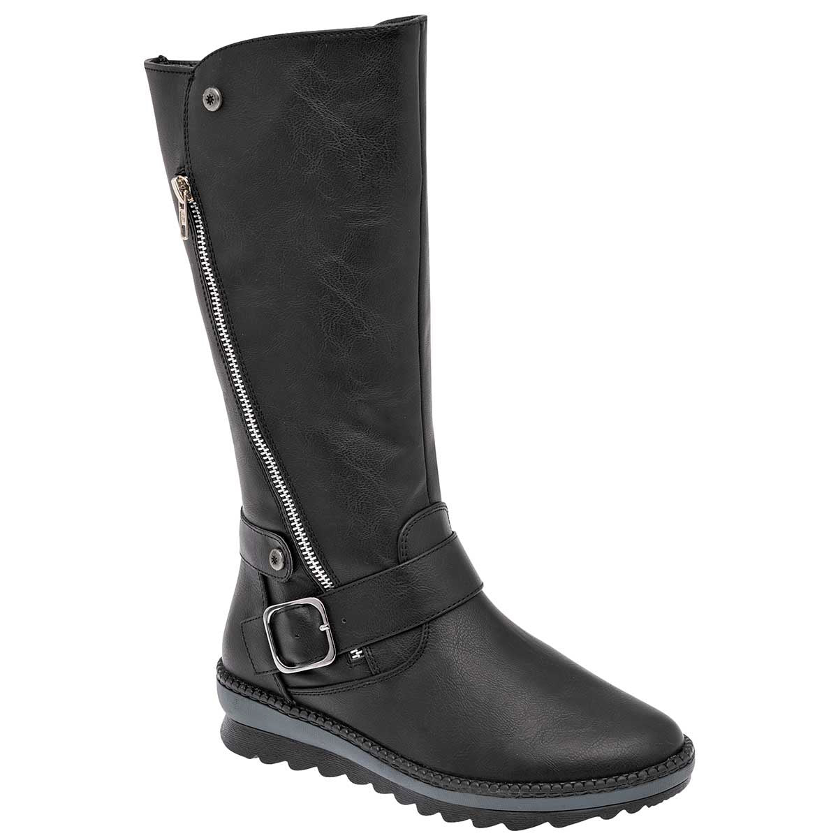 Botas altas Exterior Sintético Color Negro Para Mujer De Moramora