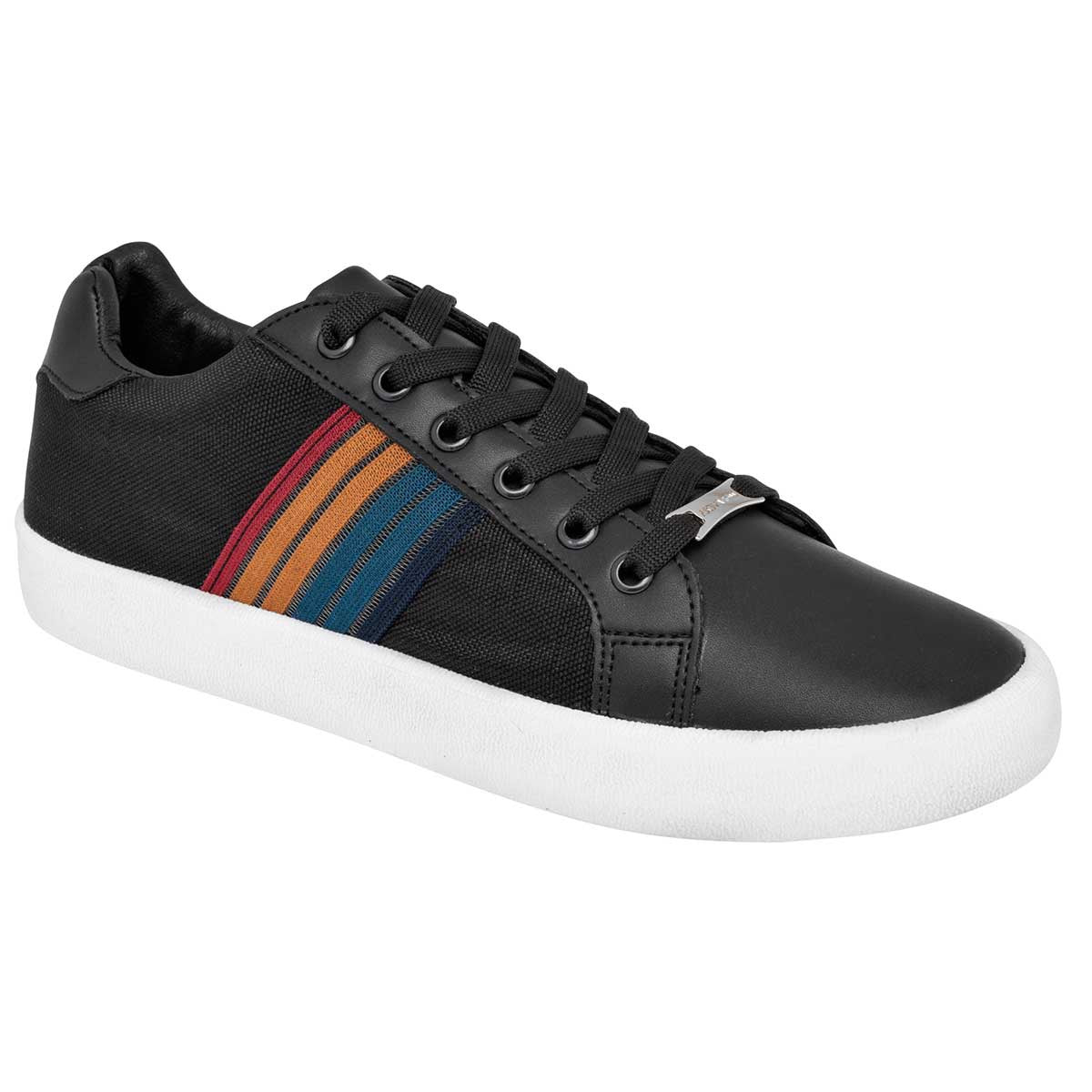 Con cordones Exterior Sintético Color Negro Para Hombre De Moramora