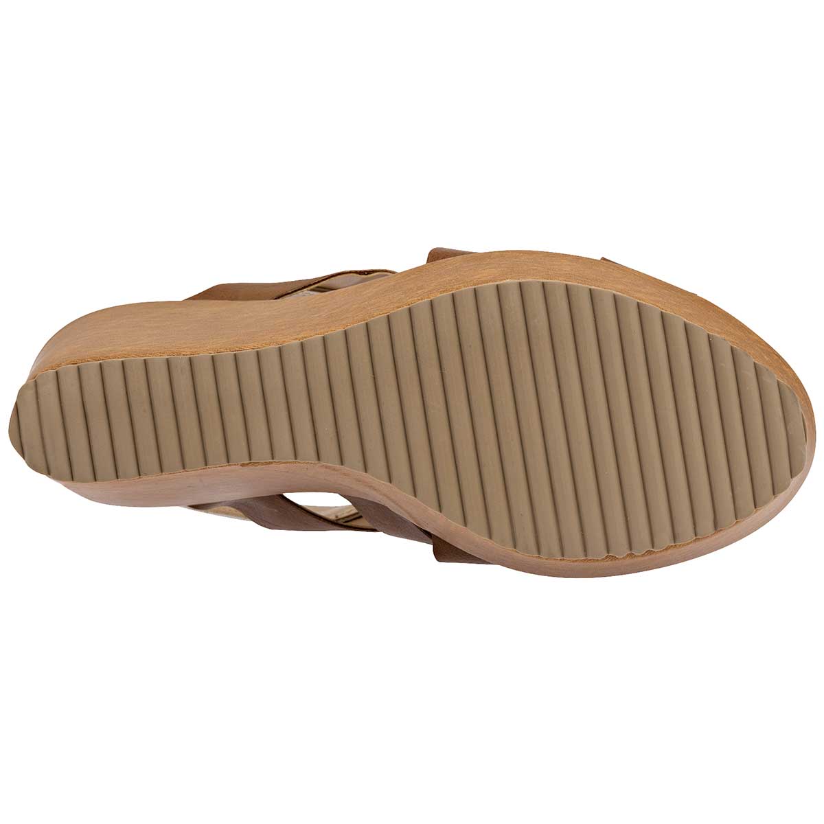 Sandalias con plataforma Exterior Sintético Color Camel Para Mujer De Moramora