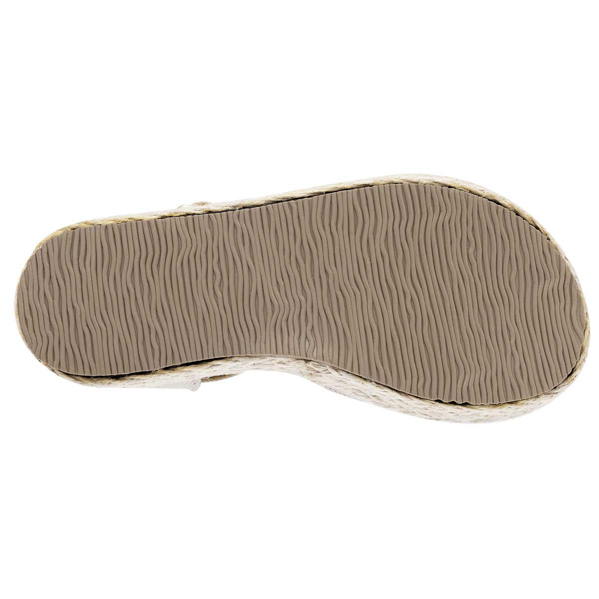 Alpargatas Exterior Textil Color Beige  Para Mujer De Moramora