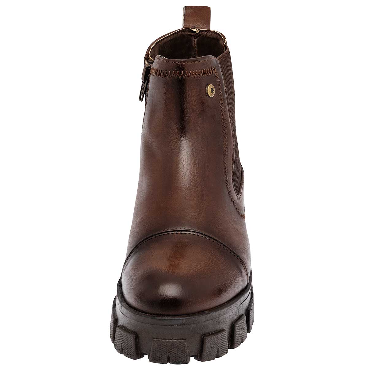 Bota casual Exterior Sintético Color Café Para Mujer De Moramora