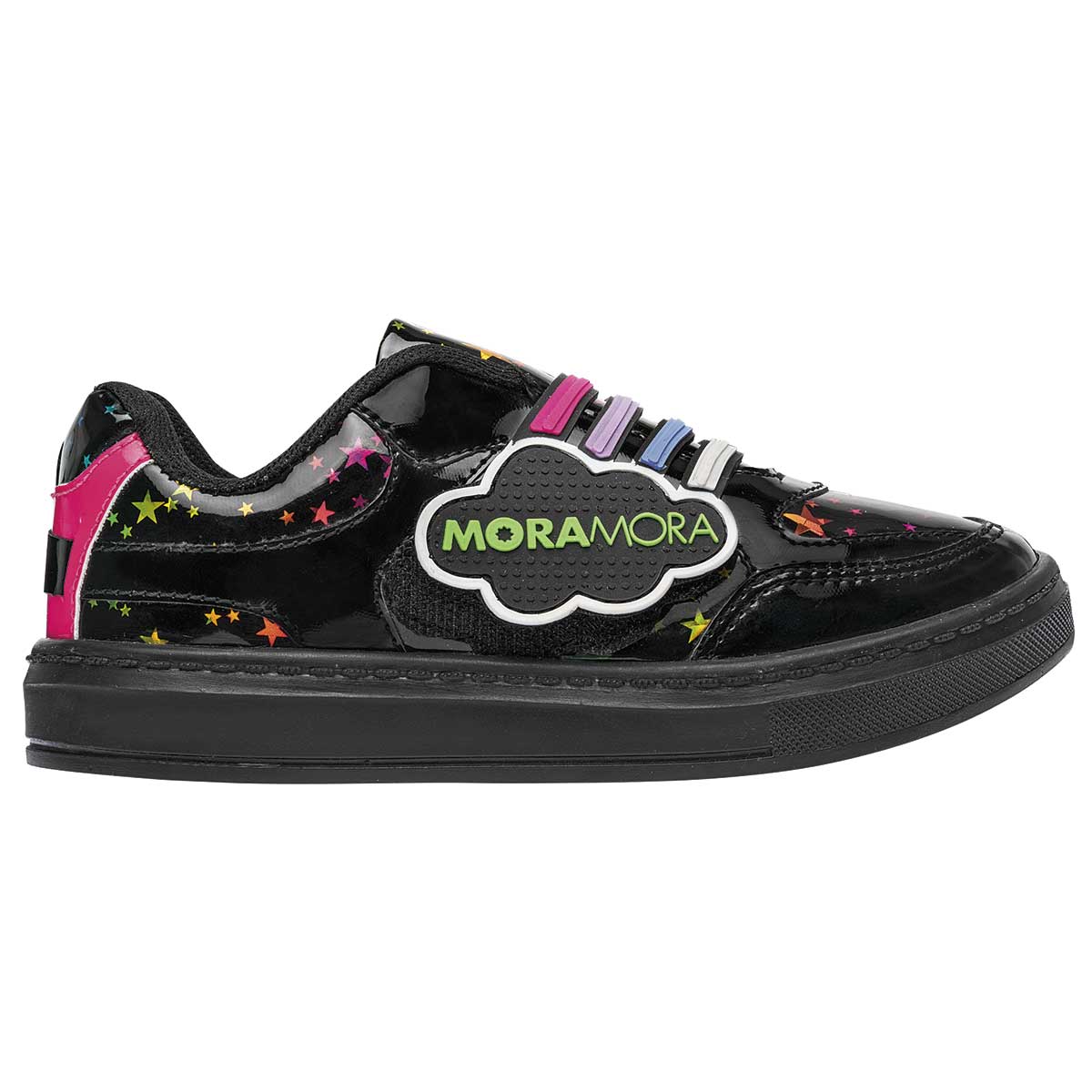 Tenis urbanos Exterior Sintético Color Negro Para Niña De Moramora