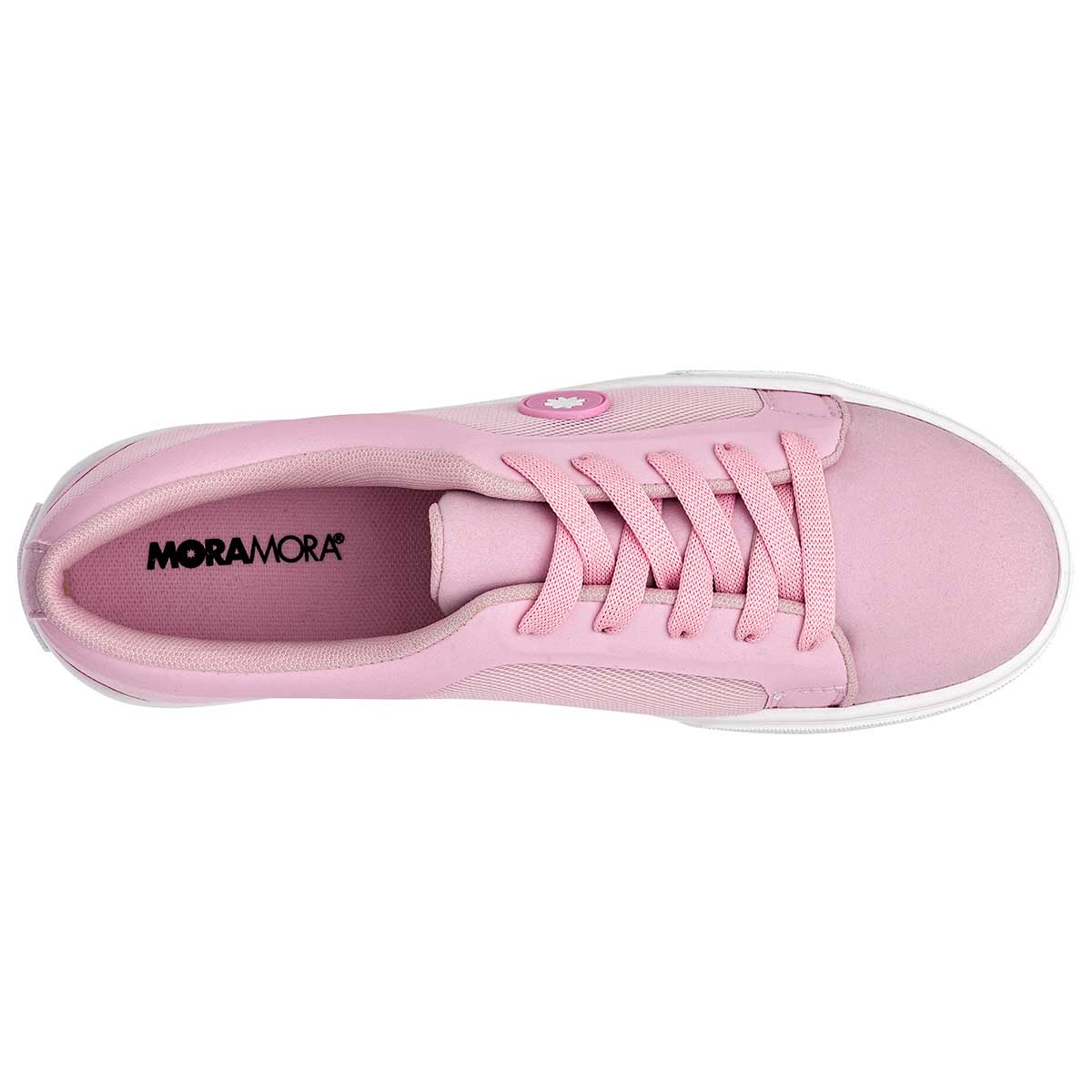 Tenis con cordones Exterior Sintético Color Rosa Para Mujer De Moramora