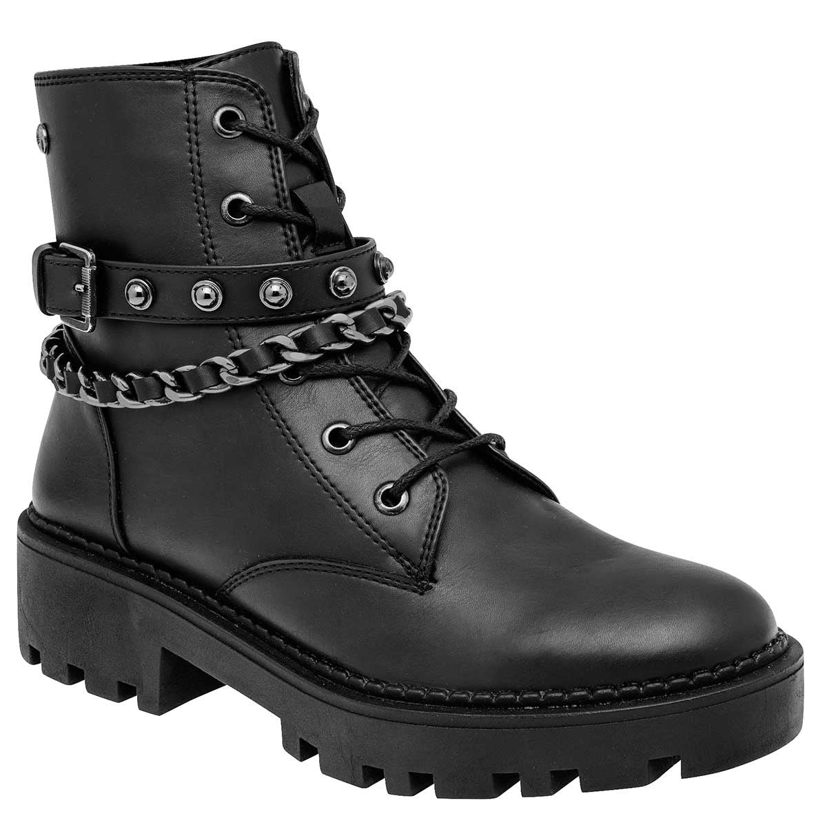 Bota casual Exterior Sintético Color Negro Para Mujer De Moramora