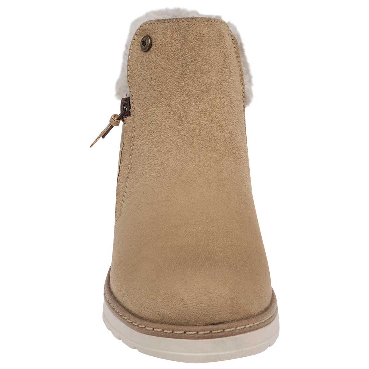 Bota casual Exterior Sintético Color Beige  Para Mujer De Moramora