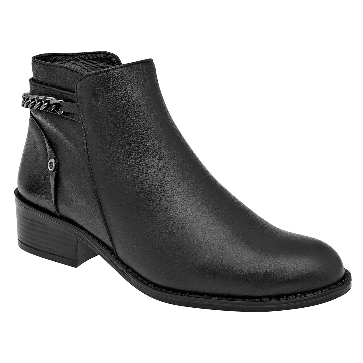 Botas tipo western Exterior Piel Color Negro Para Mujer De Moramora