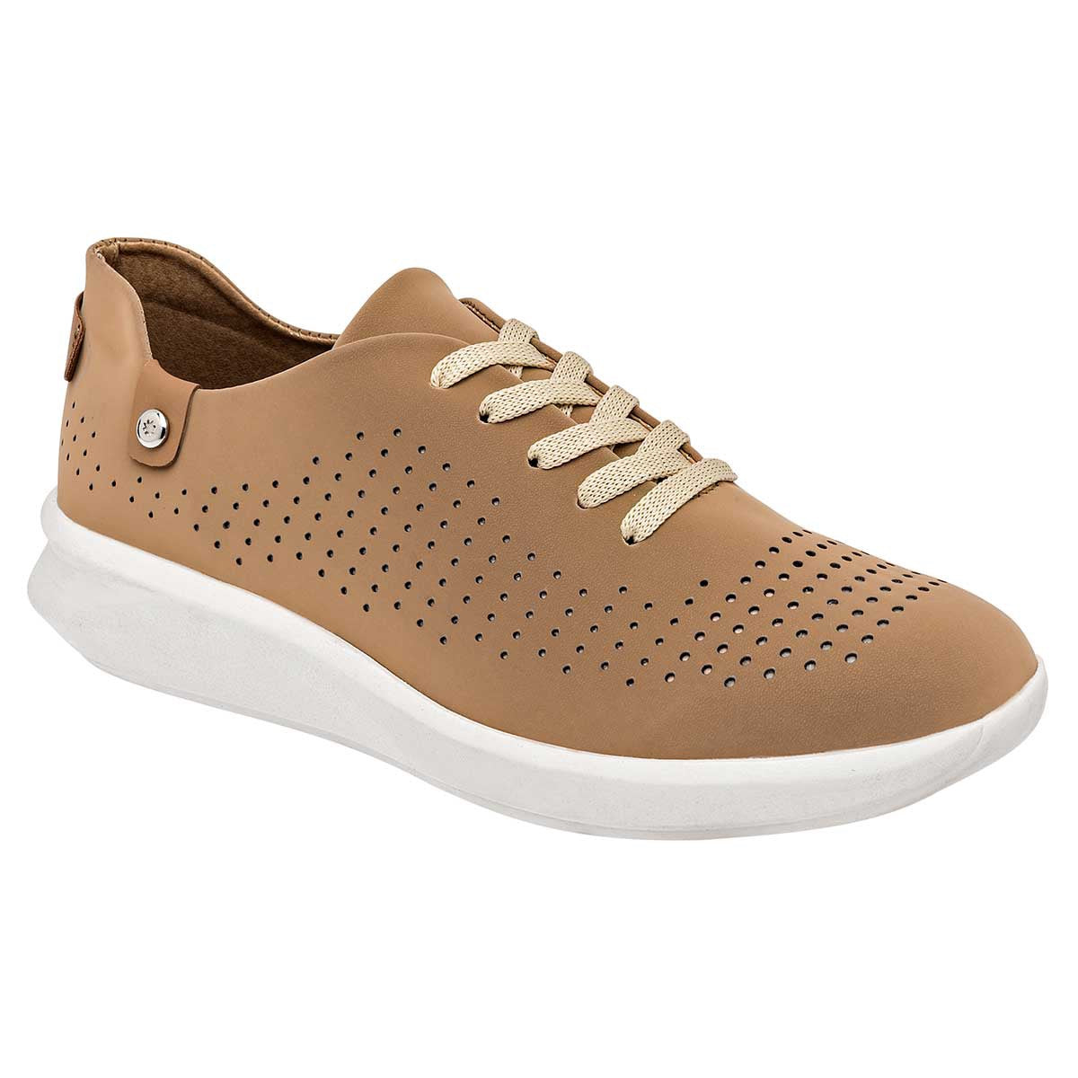 Confort Exterior Sintético Color Beige  Para Mujer De Moramora