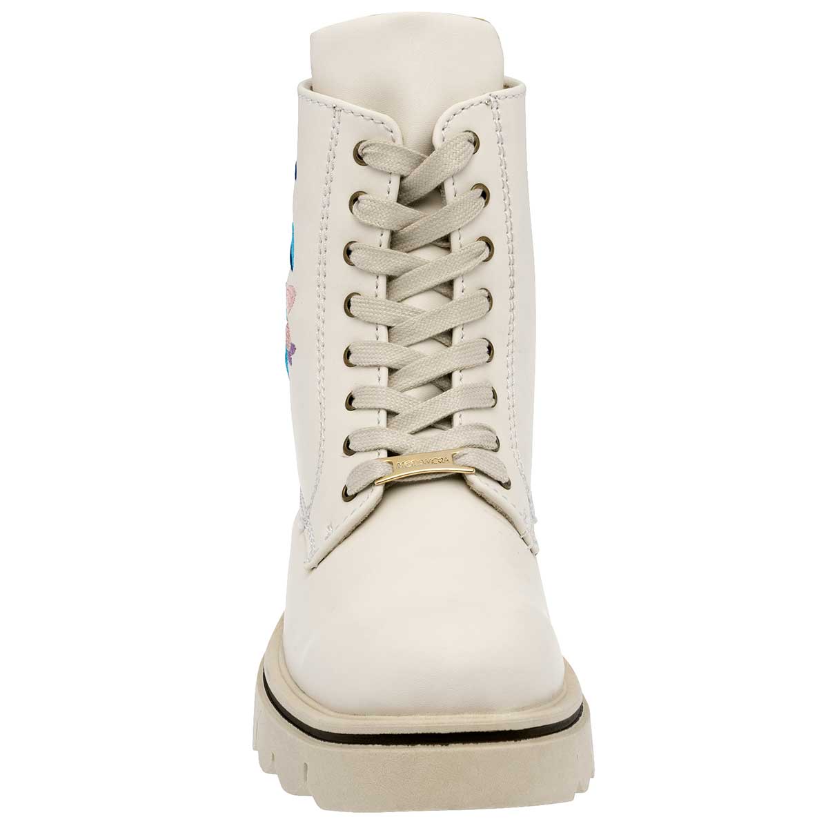 Bota casual Exterior Sintético Color Beige Para Mujer De Moramora