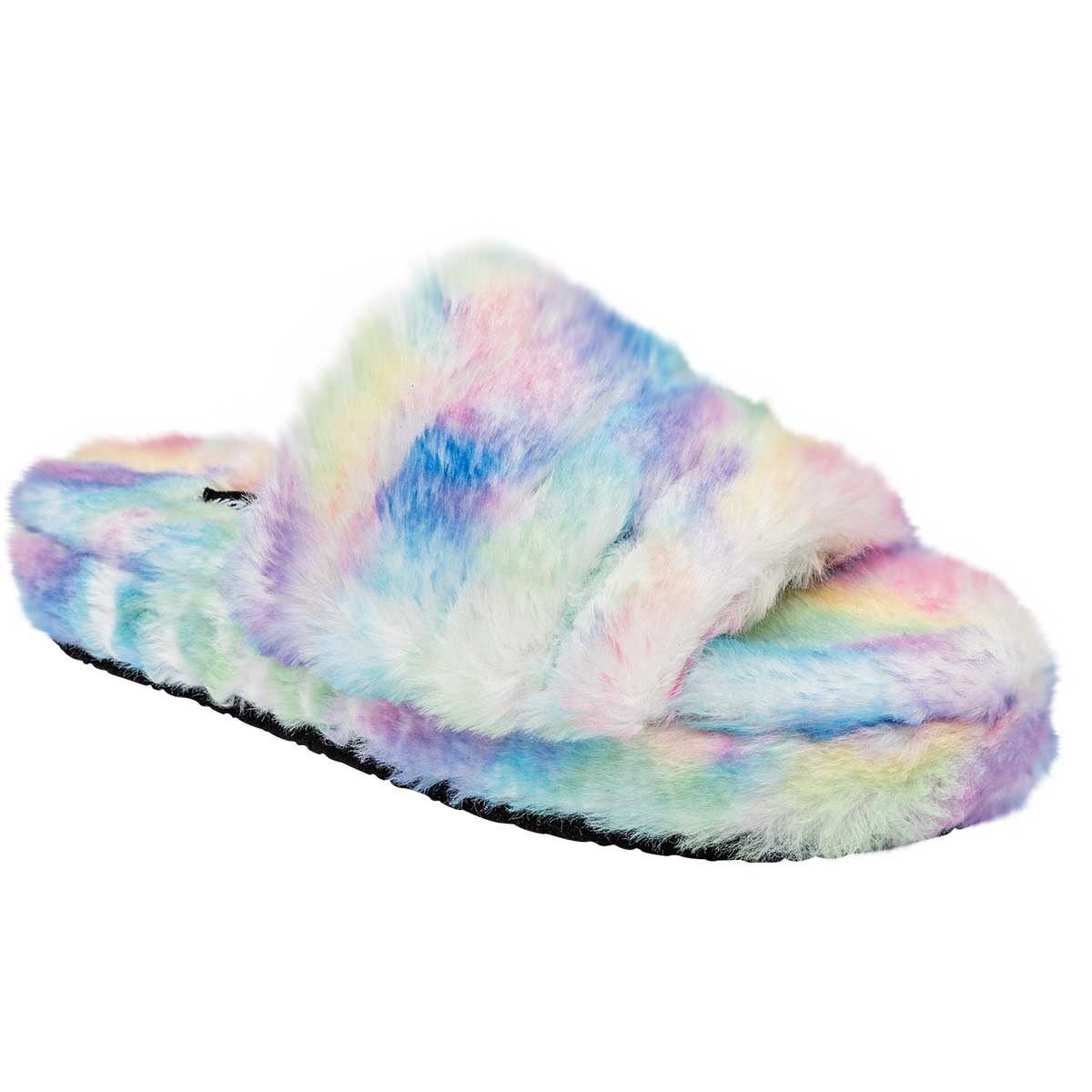 Pantuflas Exterior Textil Color Multicolor Para Mujer De Moramora