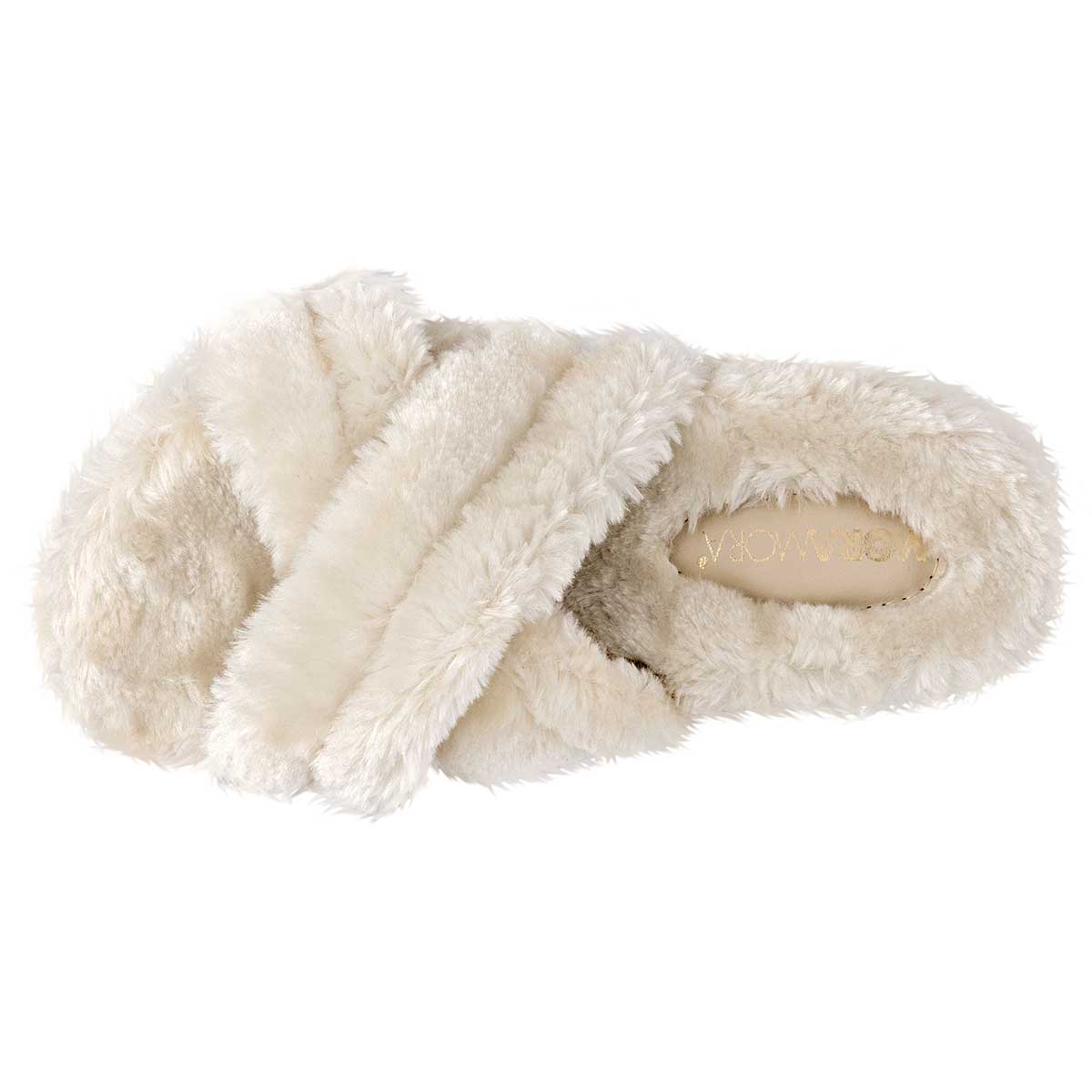 Pantuflas Exterior Textil Color Beige  Para Mujer De Moramora