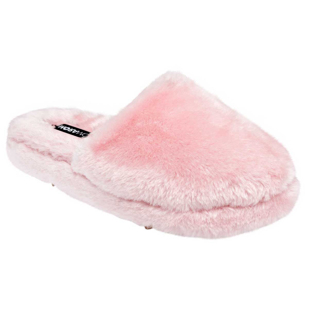 Pantuflas Exterior Textil Color Rosa Para Mujer De Moramora