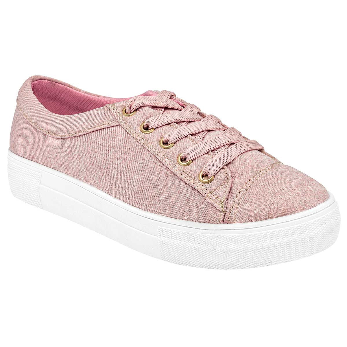 Con cordones Exterior Sintético Color Rosa Para Mujer De Nazzcar