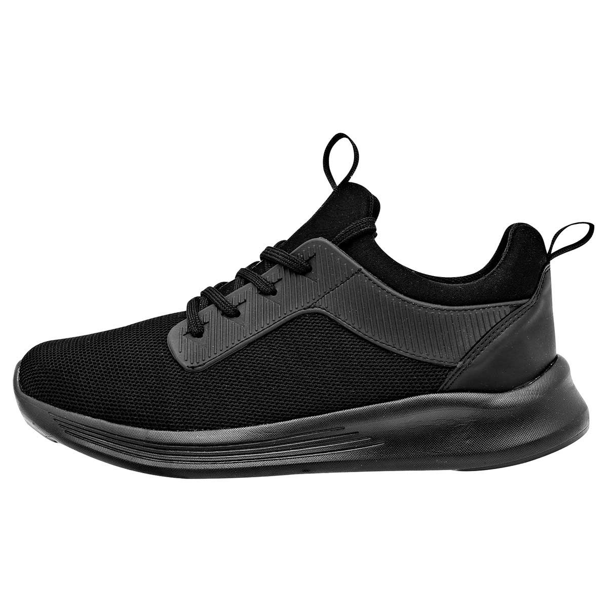 Tenis tipo deportivo Exterior Textil Color Negro Para Hombre De Newk