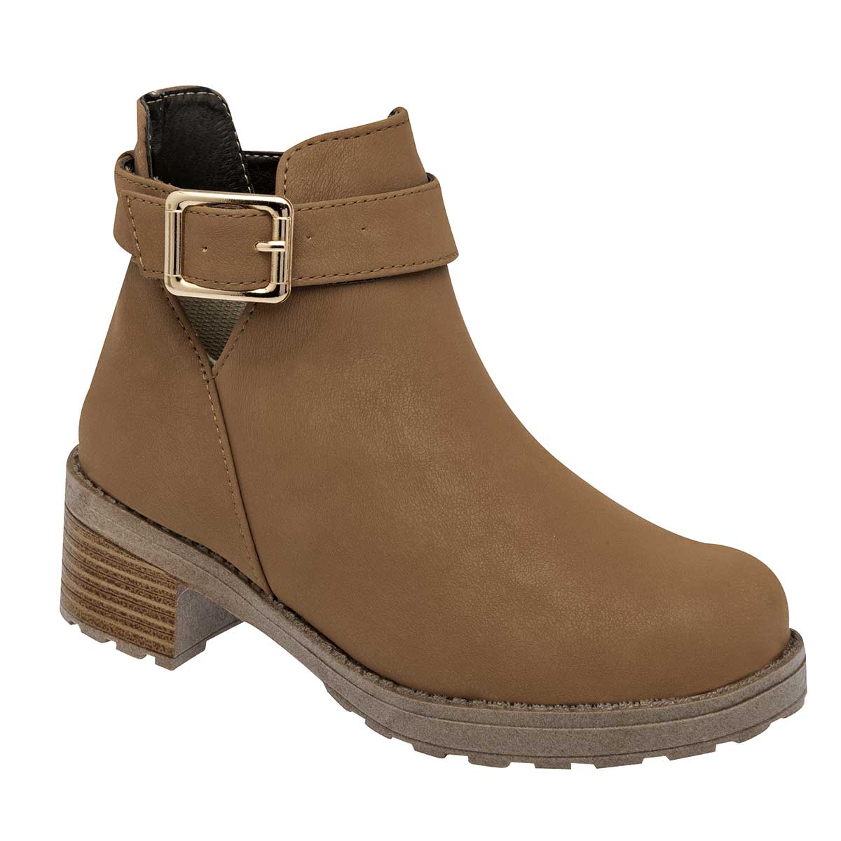 Botas Exterior Sintético Color Camel Para Niña De Niñas Fashion