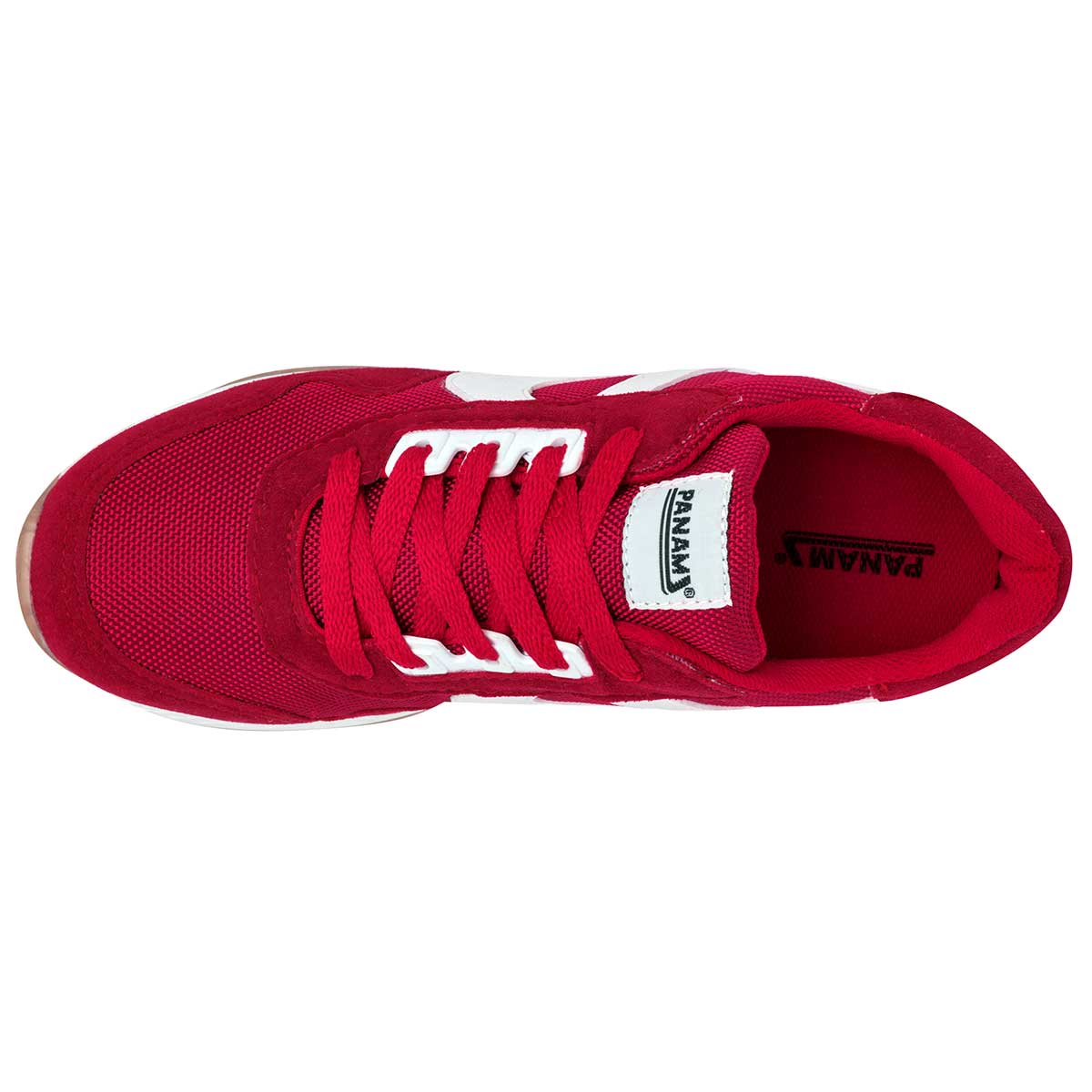 Tenis con cordones Exterior Sintético Color Rojo Para Hombre De Panam