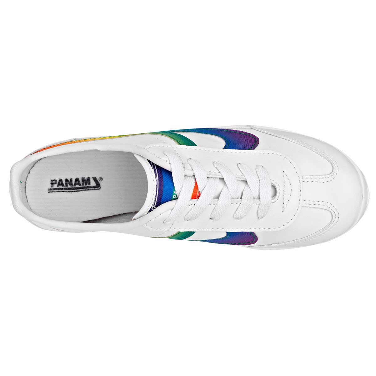 Tenis con cordones Exterior Sintético Color Blanco Para Mujer De Panam