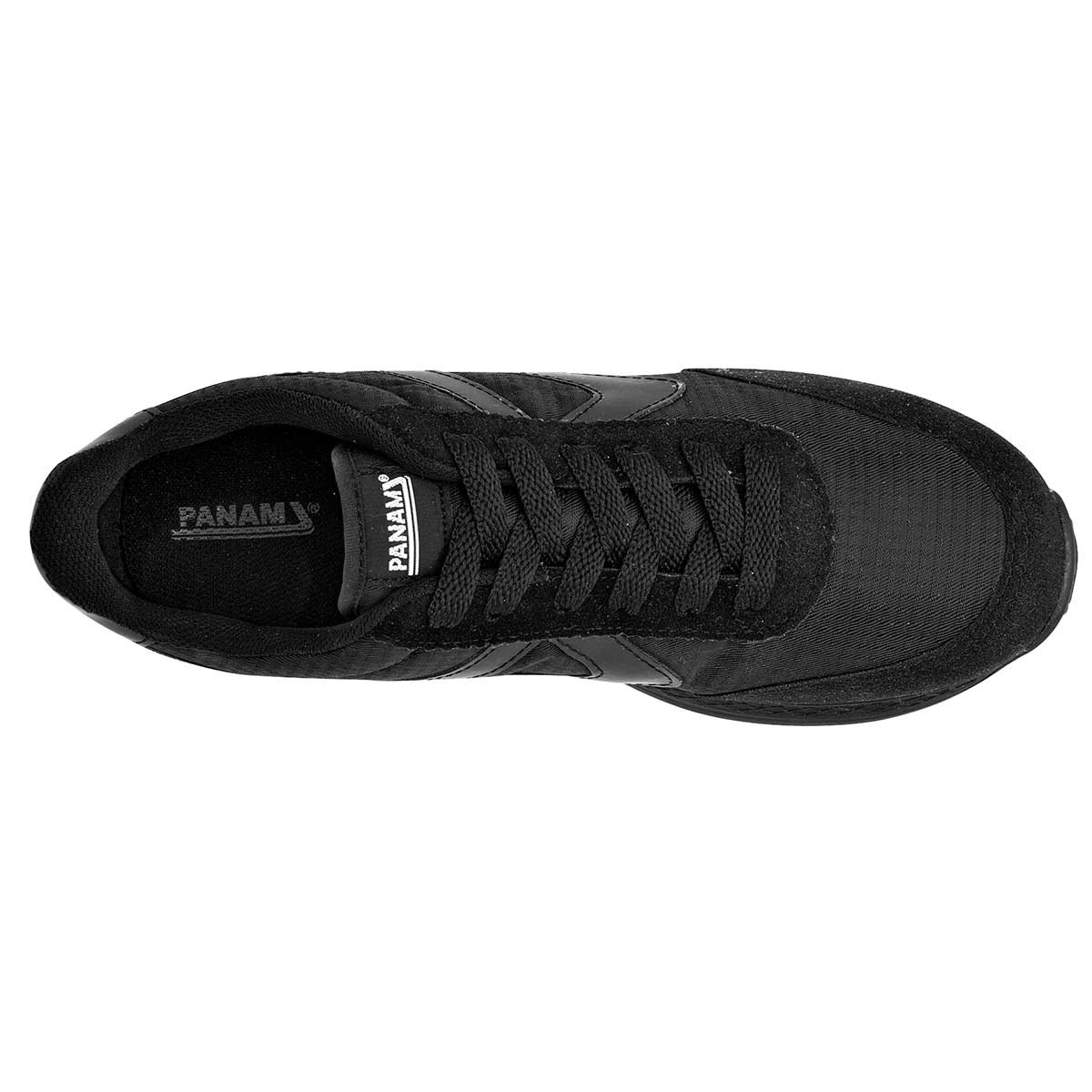 Tenis con cordones Exterior Sintético Color Negro Para Hombre De Panam