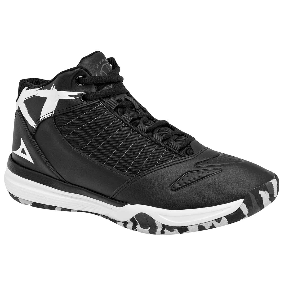 Tenis deportivos Exterior Sintético Color Negro Con Blanco Para Hombre De Pirma