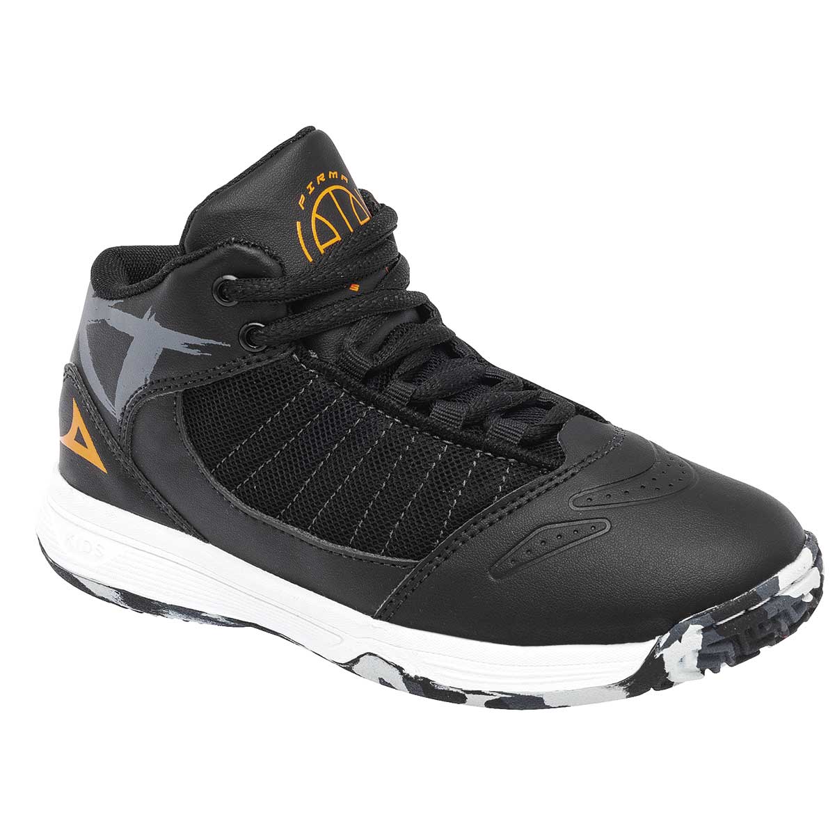 Tenis deportivos Exterior Sintético Color Negro Con Gris Para Niño De Pirma